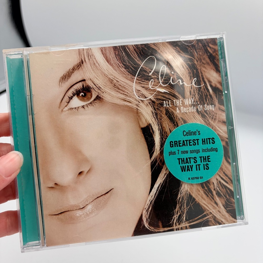 Celine Dion All The Way A Decade Of Song CD Greatest Hits 1999 Pop Music
